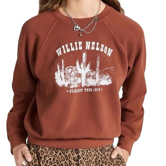 DAYDREAMER Willie Nelson Stardust Tour Raglan Size L New with Tag SOO MSRP $188 - Picture 1 of 14